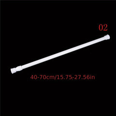 Adjustable Metal Curtain Rod for Bathroom and Shower