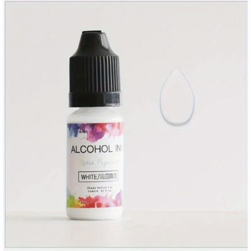 10ml Alcohol Ink Resin Pigment Kit Liquid Colorant Dye For DIY Epoxy Jewelry