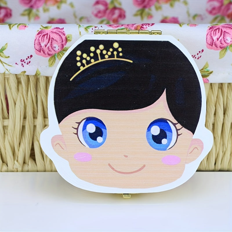 Baby Tooth Box Wooden for Lost Tooth Kids Keepsake Gift Baby Shower