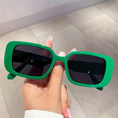 Y2K Rectangle Sunglasses Candy UV400 Shades Party Club