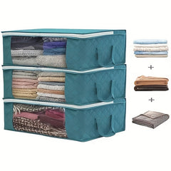 Quilt Bag Zipper Storage Organizer Lightweight Large Capacity Container