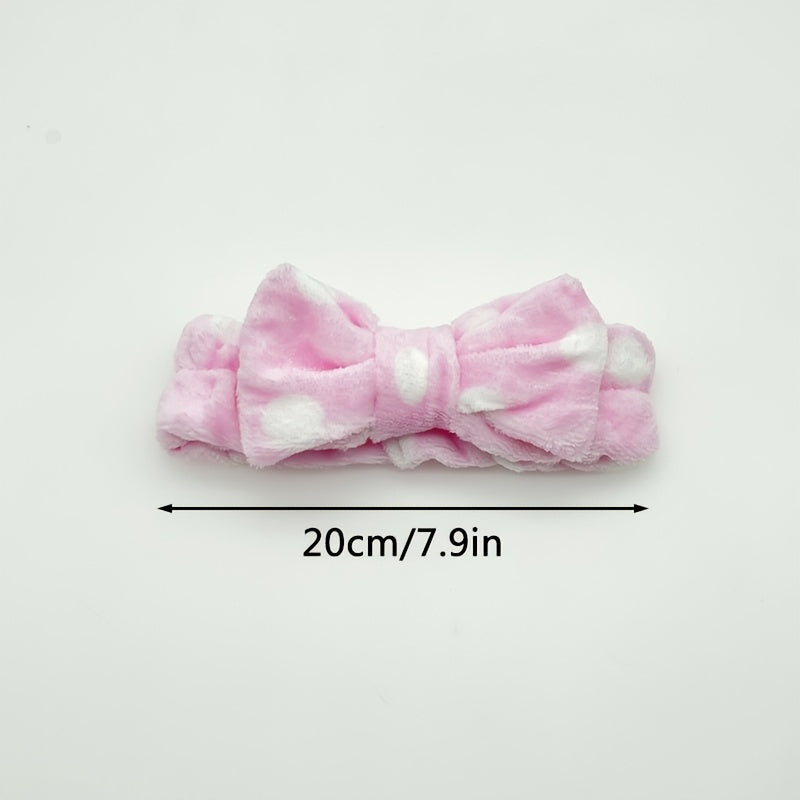 Bowknot Hair Band Hair Towel Band For Women Girls 1pc