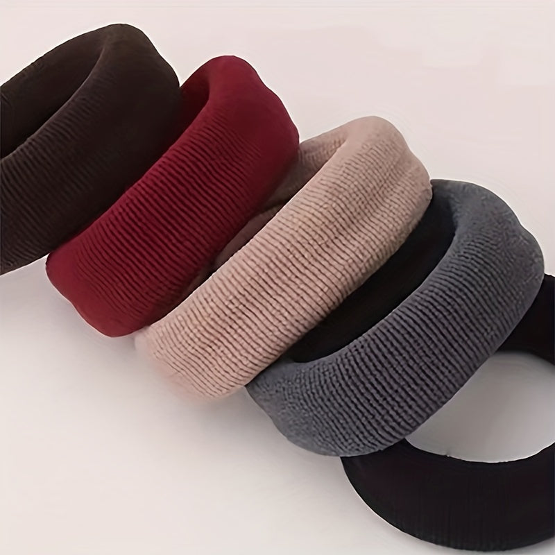 5pcs Minimalist Hair Ties Non Slip Elastic Hair Accessory