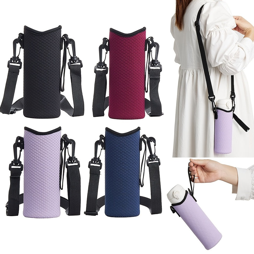 550ml Glass Water Bottle with Strap