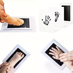 Baby Handprints Footprints Table Mud Washable Print