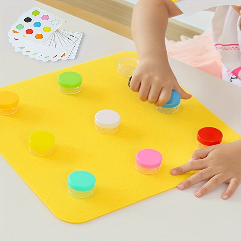Montessori Felt Matching Game Educational Material