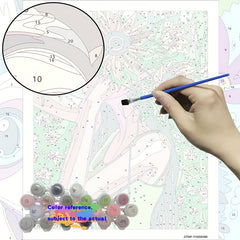Beginner DIY Painting & Drawing Kit - Flower Girl