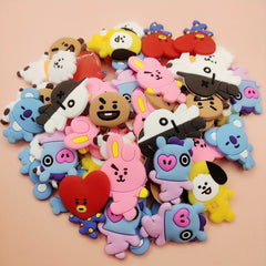 10 20pcs Cute Animal Shoes Charms for Phone Case Decoration