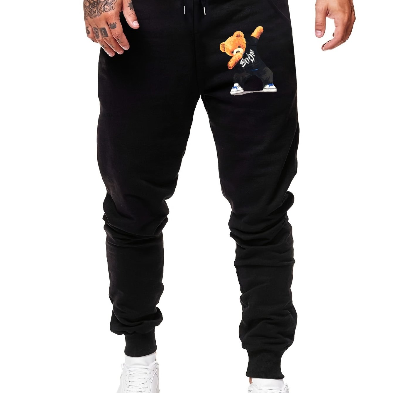 Swag Bear Comfy Drawstring Joggers Men s Casual Breathable Pants