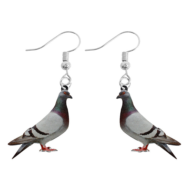 Funny Animal Dangle Earrings Acrylic Jewelry Personality Gift For Women