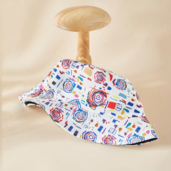 Colorful Graffiti Bucket Hat Reversible Lightweight Basin Hat Summer Sunscreen