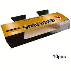 10pcs Glue Traps for Bed Bugs & Cockroaches - Instant Elimination