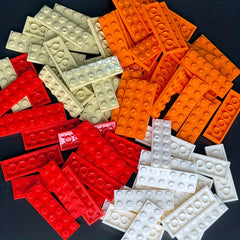 12pcs 2x6 Low Brick Small Particle Building Blocks ABS M