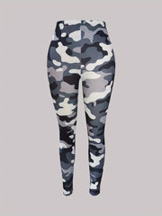  Camo Print Skinny Leggings