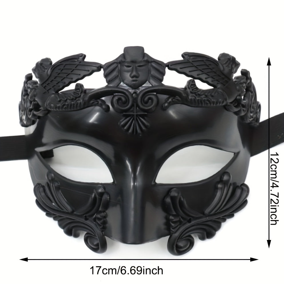 Men's Egyptian Warrior Half Face Mask Masquerade Halloween
