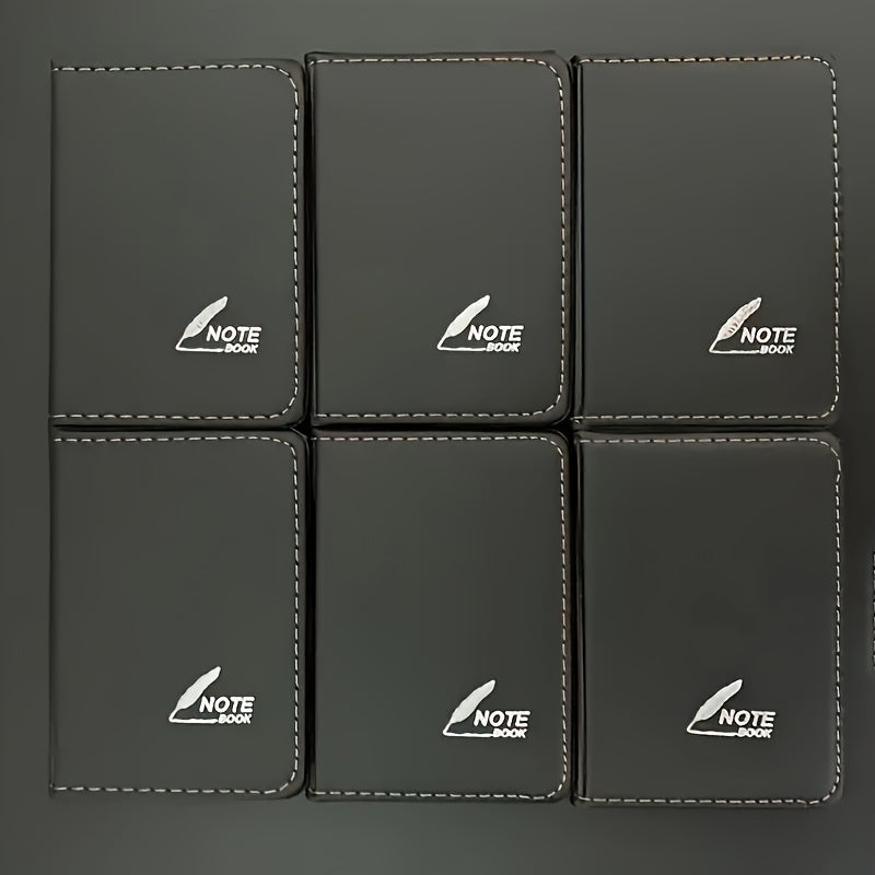 Mini Notepad Handbook Simulation Leather Crimping Notebook