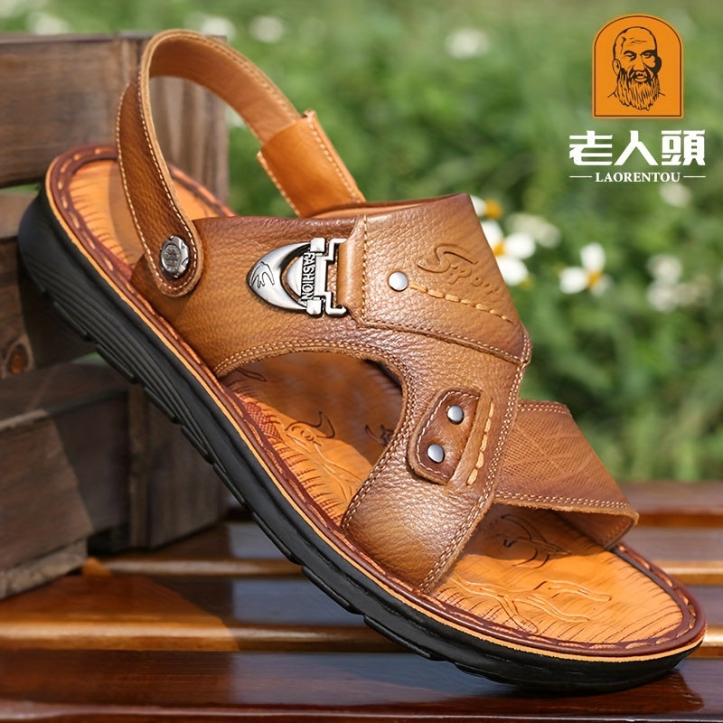 LAORENTOU Men's Outdoor Hiking Sandals Non Slip Beach Shoes
