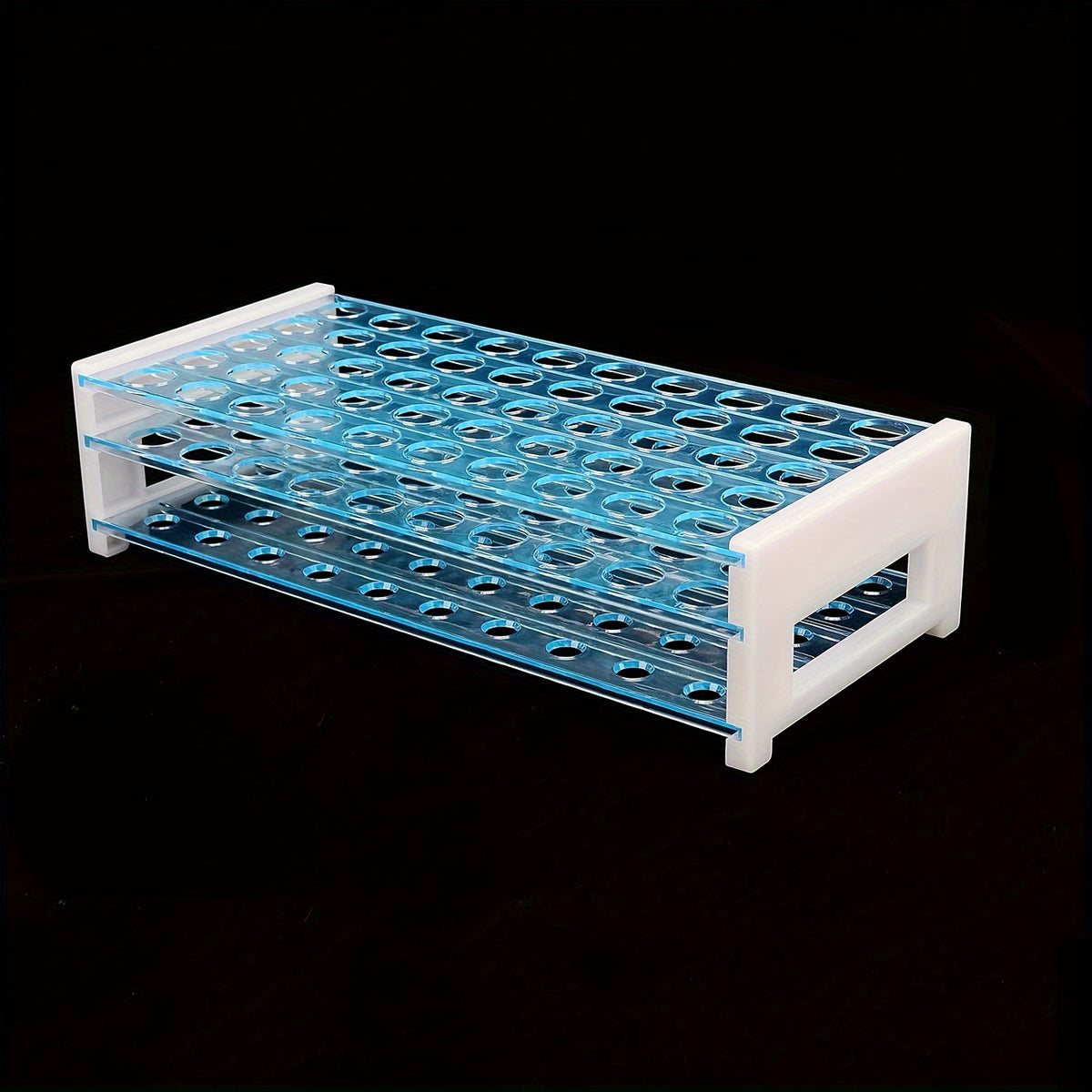 Plastic Test Tube Rack for 13mm 16mm Tubes, Lab Test Tube Holder