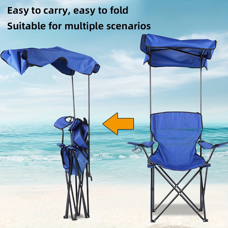 Stay Comfortable in the Sun Camping Chair with Shade