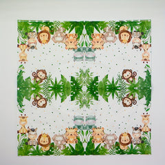 20pcs Jungle Safari Animal Print Napkins for Birthday Party