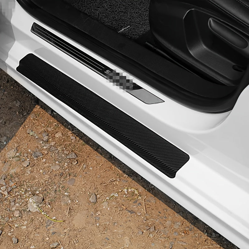 3D Nano Carbon Fiber Car Sticker Tape Anti-Scratch Protection Film