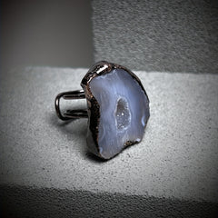 Adjustable Natural Gemstone Ring Blind Box Uncertain Shape