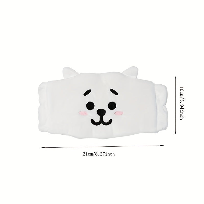 Plush Cartoon Headband for Skincare Makeup Spa Hair Accessories