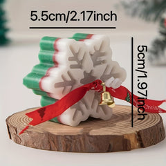 Christmas Snowflake Aromatherapy Candle Winter Decoration