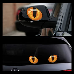 3D Reflective Cat Eye Car Sticker Motorcycle Notebook Door Window Sticker