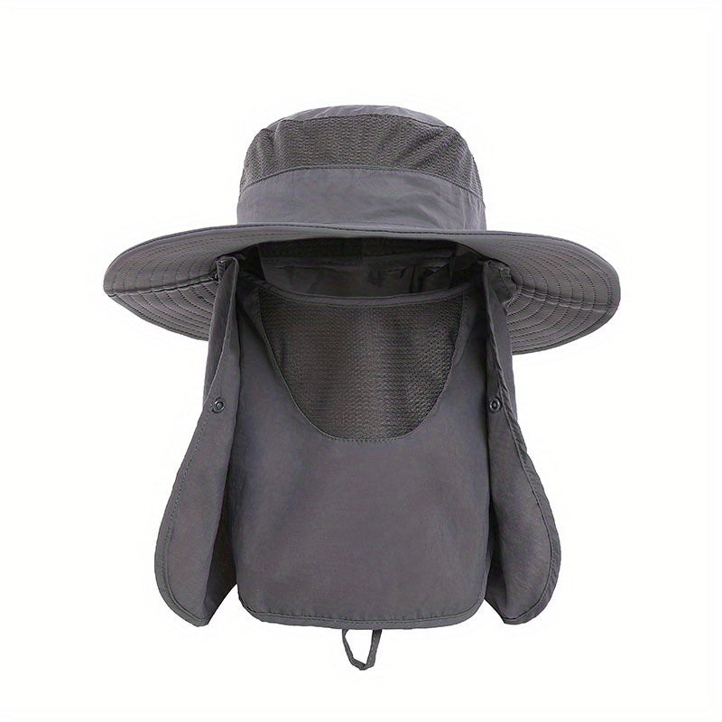 Unisex Quick Drying Sunshade Bucket Hat for Outdoor Travel