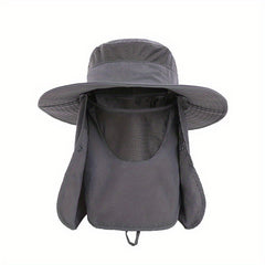Unisex Quick Drying Sunshade Bucket Hat for Outdoor Travel