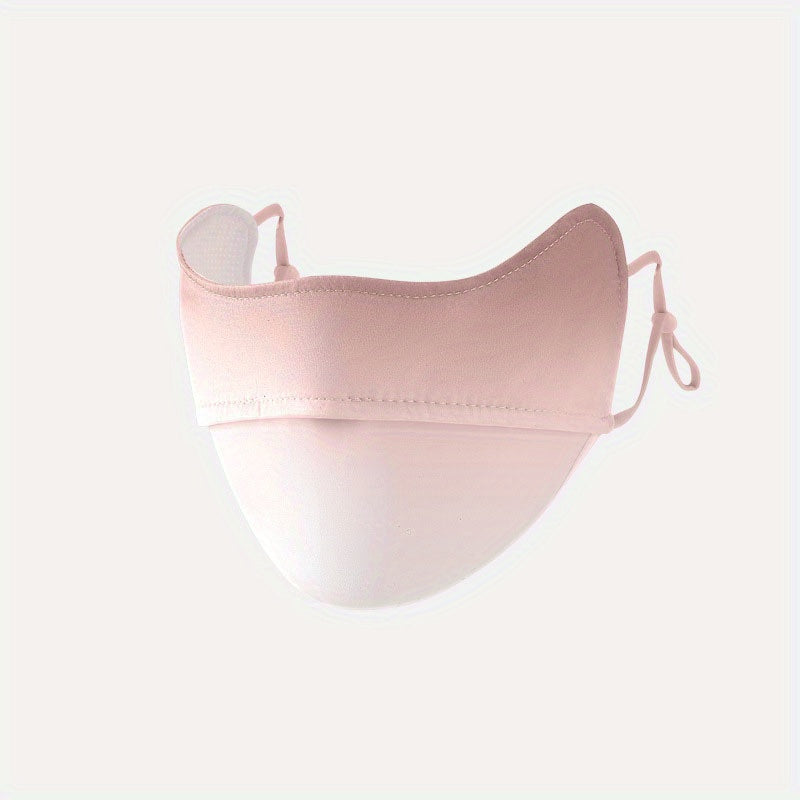 Sunproof Ice Mask Gradient Ear Hook Elastic Mask UV Protection Face Covering