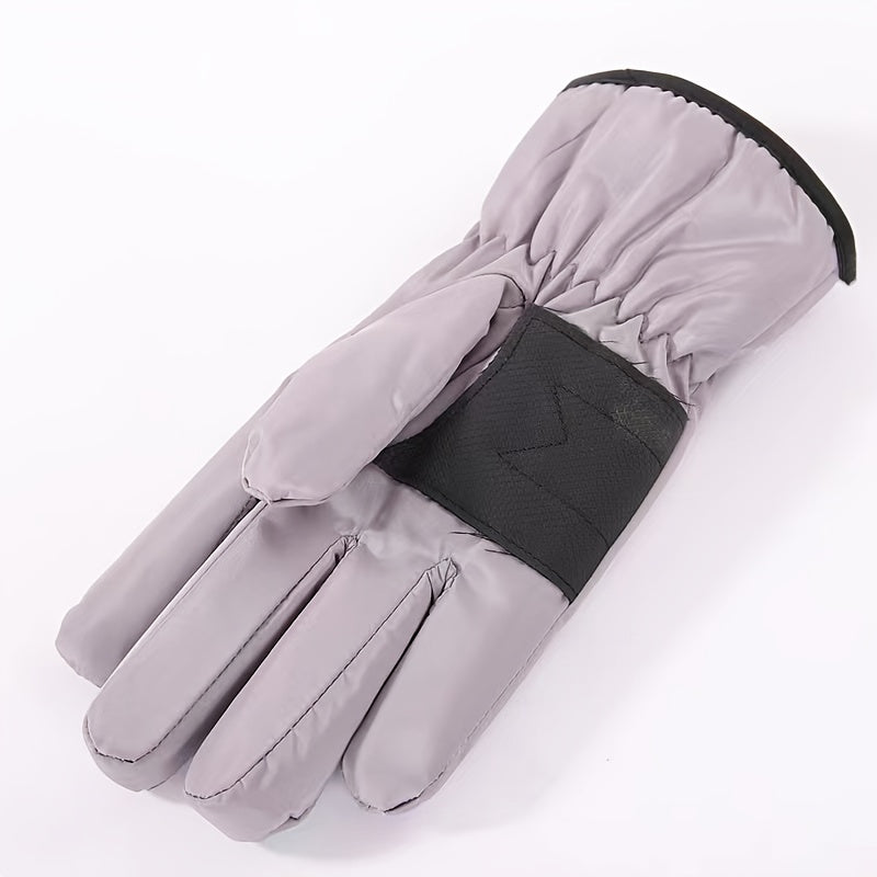 Kids' Touch Screen Ski Gloves for Outdoor Activities