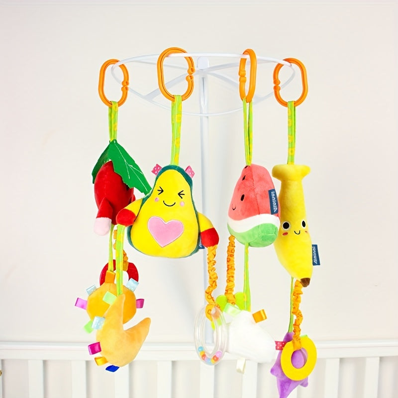 Fruit Baby Wind Chime & Teether Avocado Watermelon Strawberry Banana & More
