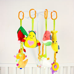 Fruit Baby Wind Chime & Teether Avocado Watermelon Strawberry Banana & More