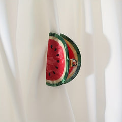 Watermelon Shape Hair Claw Large Shark Claw Ponytail Holder Hair Accessories