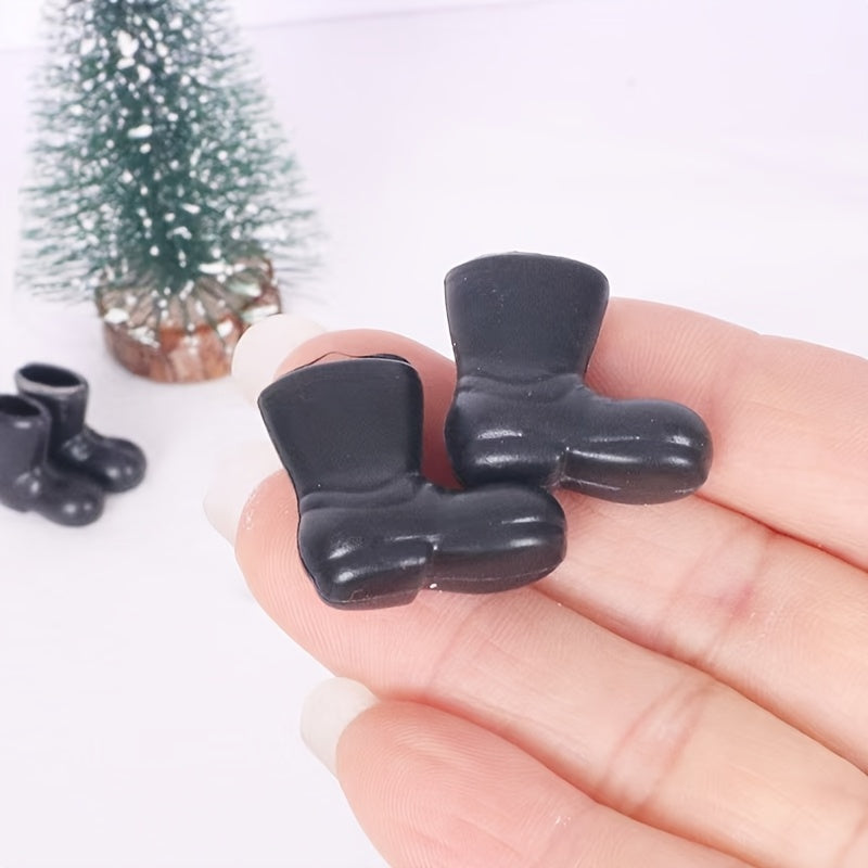 Mini Plastic Boots Dollhouse Model Decoration Props