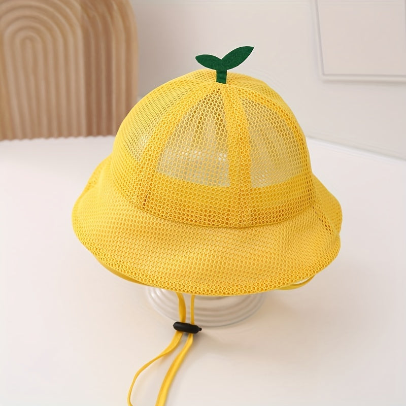 Sun Hat for Baby 0-3 Years Old with Strap