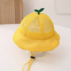Sun Hat for Baby 0-3 Years Old with Strap