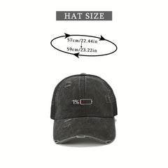 Distressed Mesh Trucker Hat Dad Hats For Women