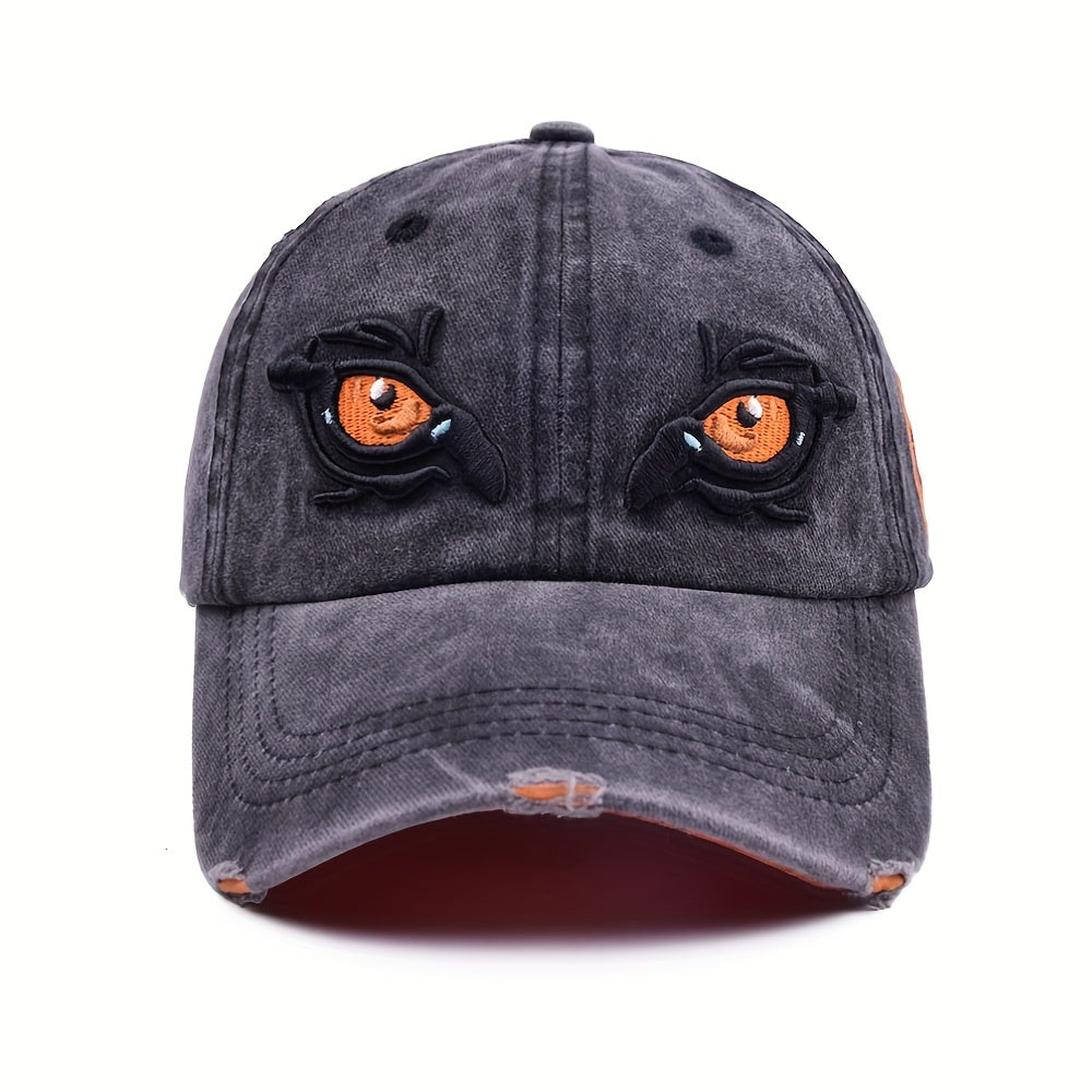 Kids' Sunshade Baseball Cap with 3D Eyes for Halloween
