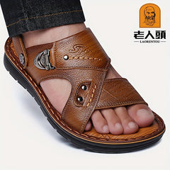 LAORENTOU Men's Outdoor Hiking Sandals Non Slip Beach Shoes