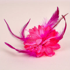 Mesh Flower Head Piece Faux Feather Head Piece Women's Hair Accessories