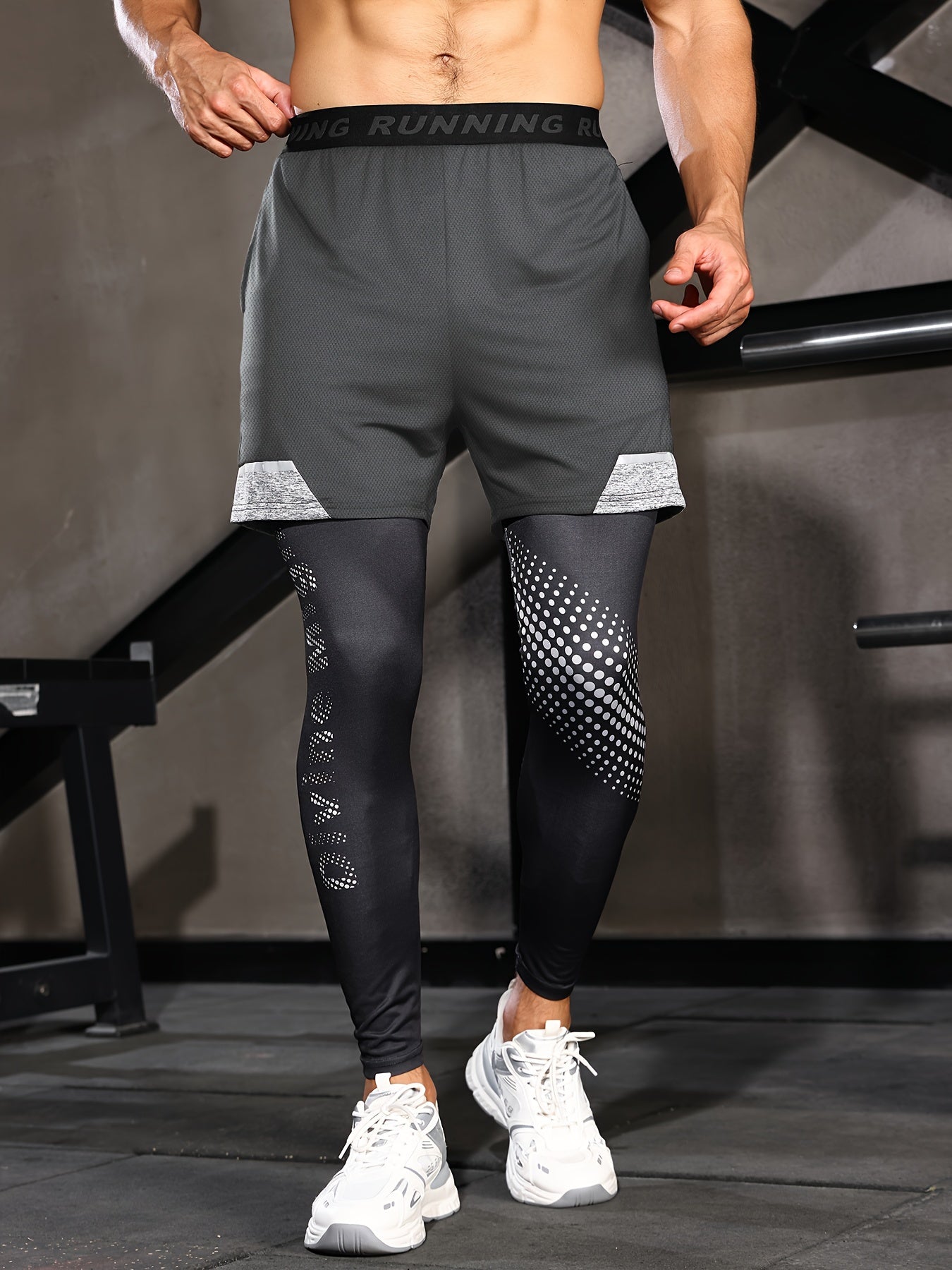 Men's Compression Pants and Shorts for Fitness Running