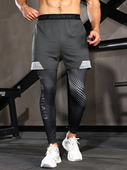 Men's Compression Pants and Shorts for Fitness Running