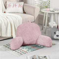 Faux Fur Reading Pillow Cover Soft Washable No Pillow Core