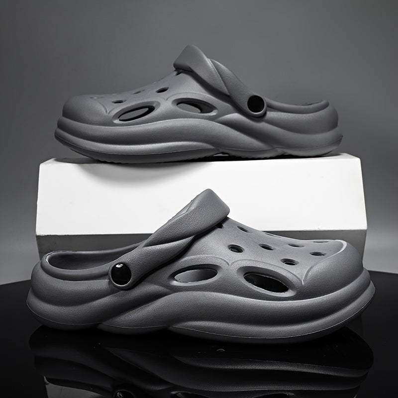 Men's Soft Closed Toe Sandals Walking Shoes