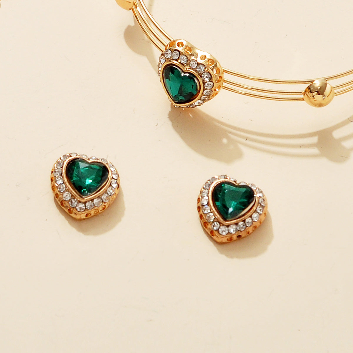 Golden Accessories Set for a Touch of Elegance