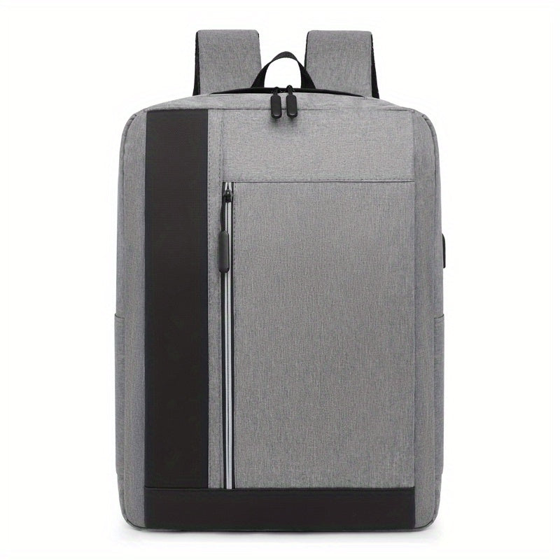 Casual Laptop Backpack USB Charging Port Business Travel Bag