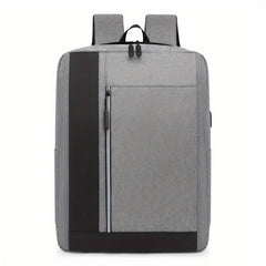Casual Laptop Backpack USB Charging Port Business Travel Bag